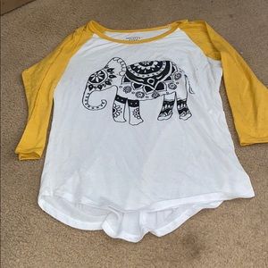 Yellow Elephant Shirt